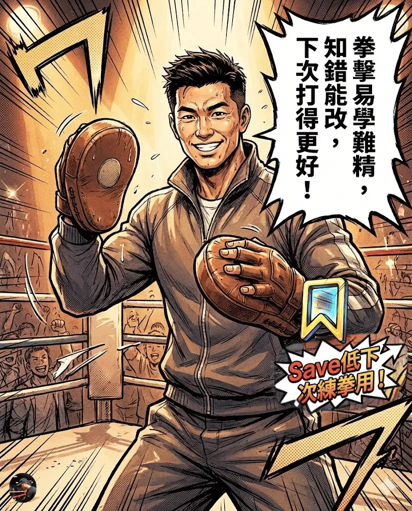 拳擊教練建議：知錯能改，科學化訓練進步更快