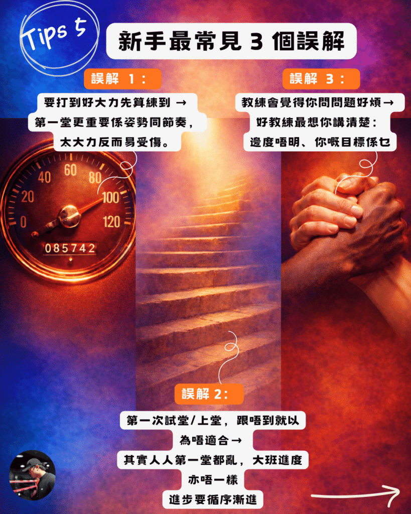 拆解新手學打拳3大誤解：無需太大力，按進度循序漸進