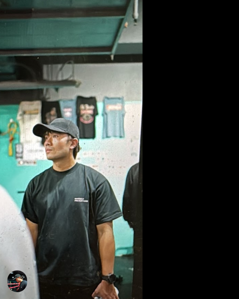 Outro image featuring a boxing coach standing in a gym. Text overlays remind viewers that "Gear is dead, people are alive. Different gloves have different uses." The graphic includes a call-to-action button encouraging users to save and share the post if they found it helpful.