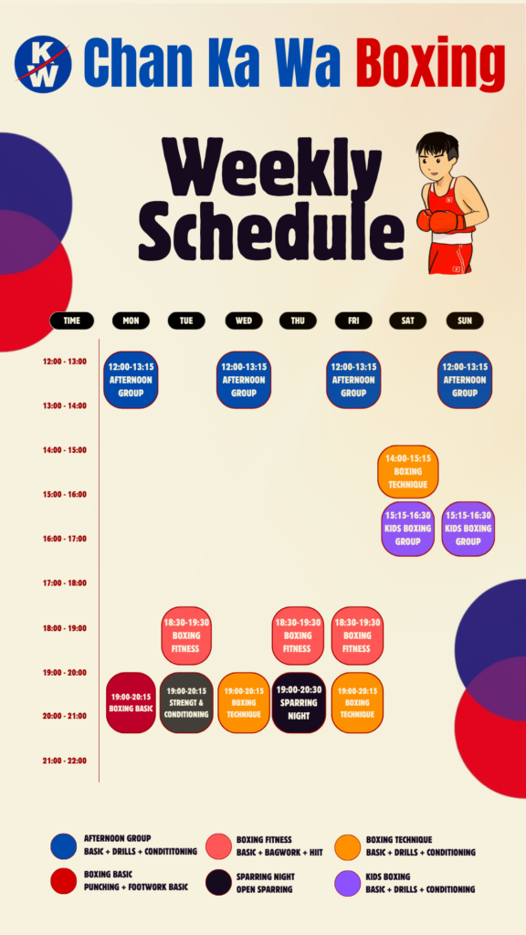 陳嘉華拳擊課程時間表